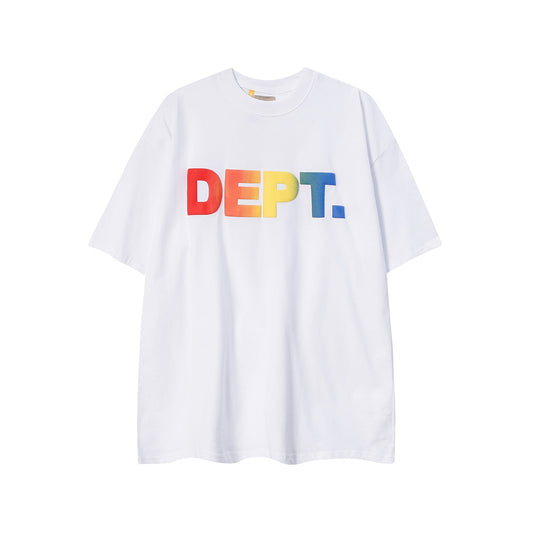 Gallery Dept T Shirts round Neck Short Sleeve T-shirt Pure Cotton