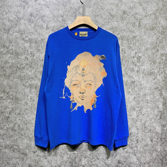 Gallery Dept Long Sleeved Shirt Fashion Brand Long Sleeve Long-Sleeved T-shirt Blouse